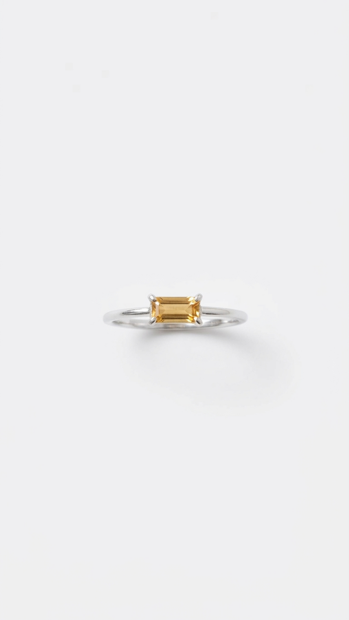 Horizon Citrine Ring