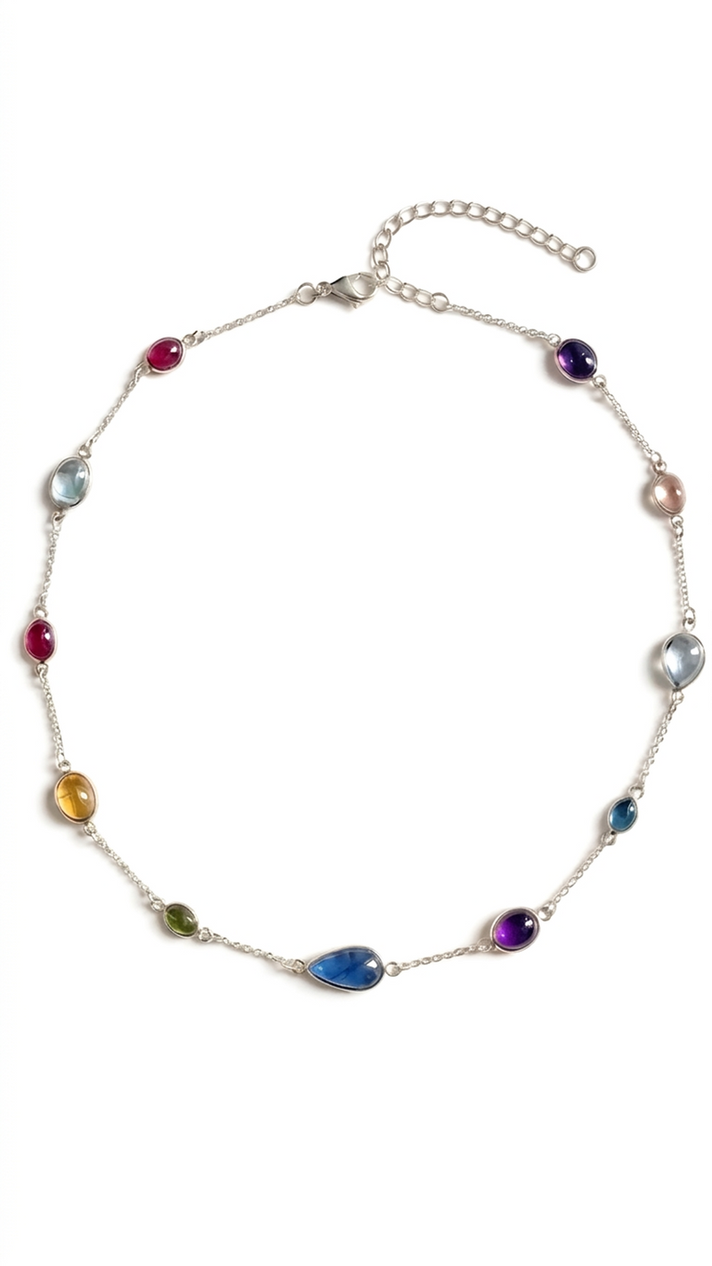 Aura Gemstone Necklace